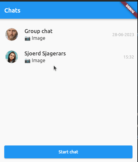 Flutter Chat GIF